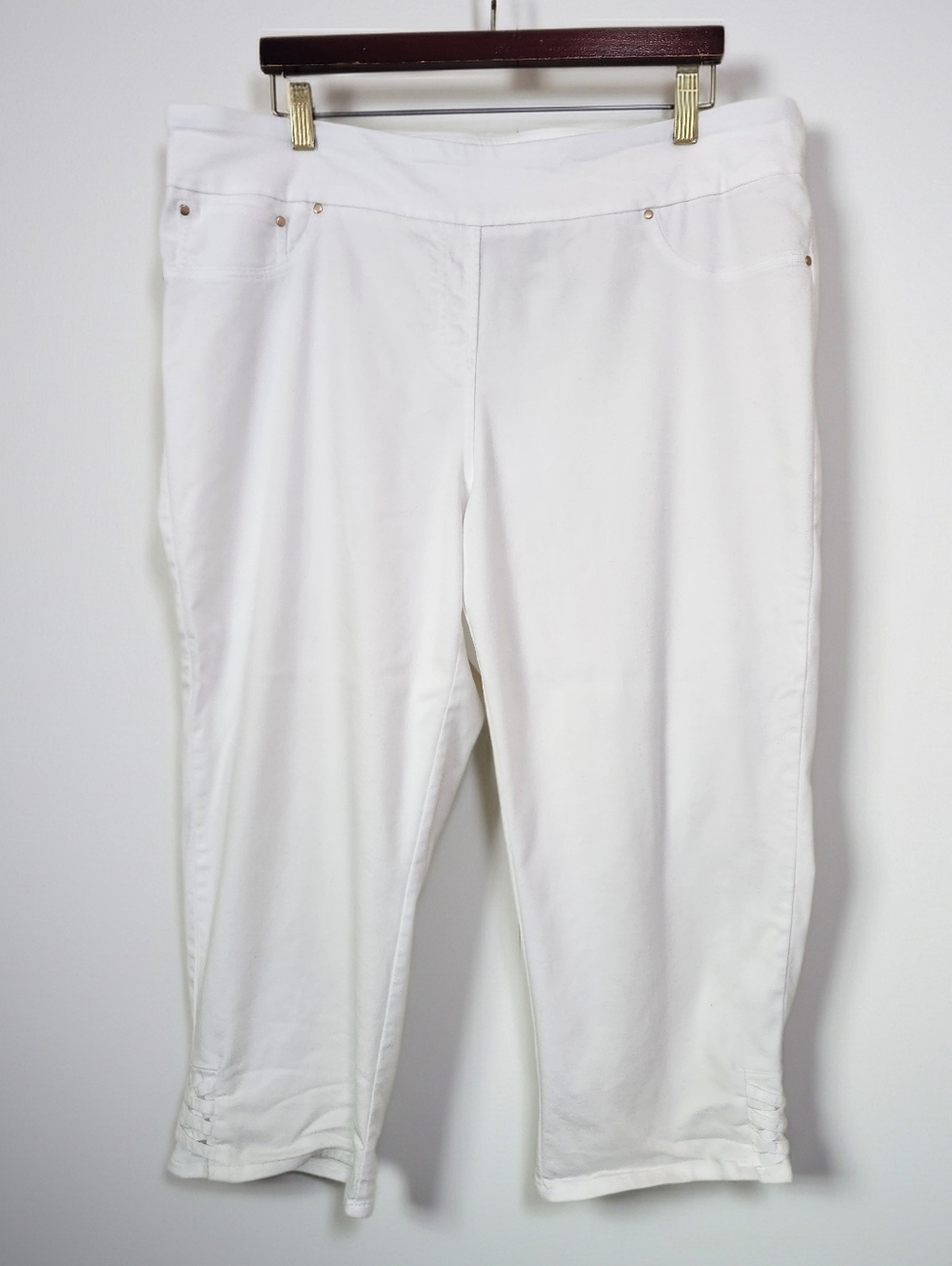 Ruby Road Comfort Stretch Pull On Summer Capris Size 18